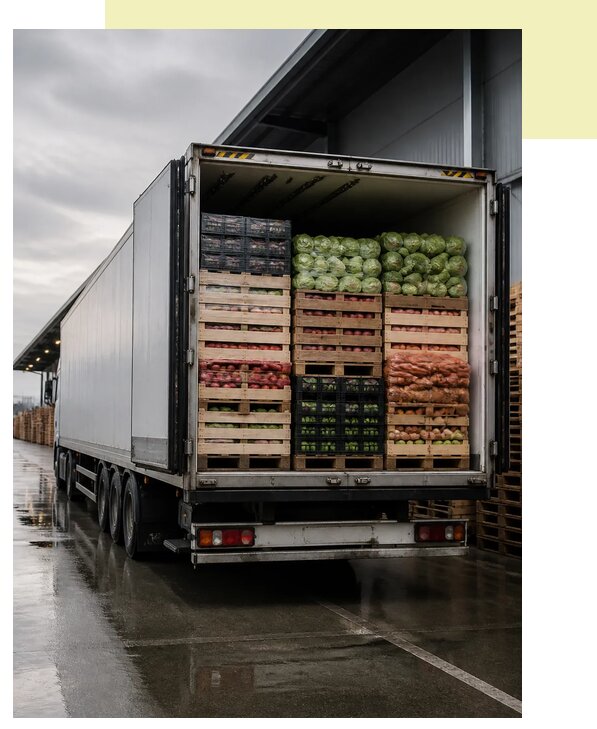 Перевозка плодоовощной продукции в Канаш по цене от 5136 р. | Агросервис-Кна